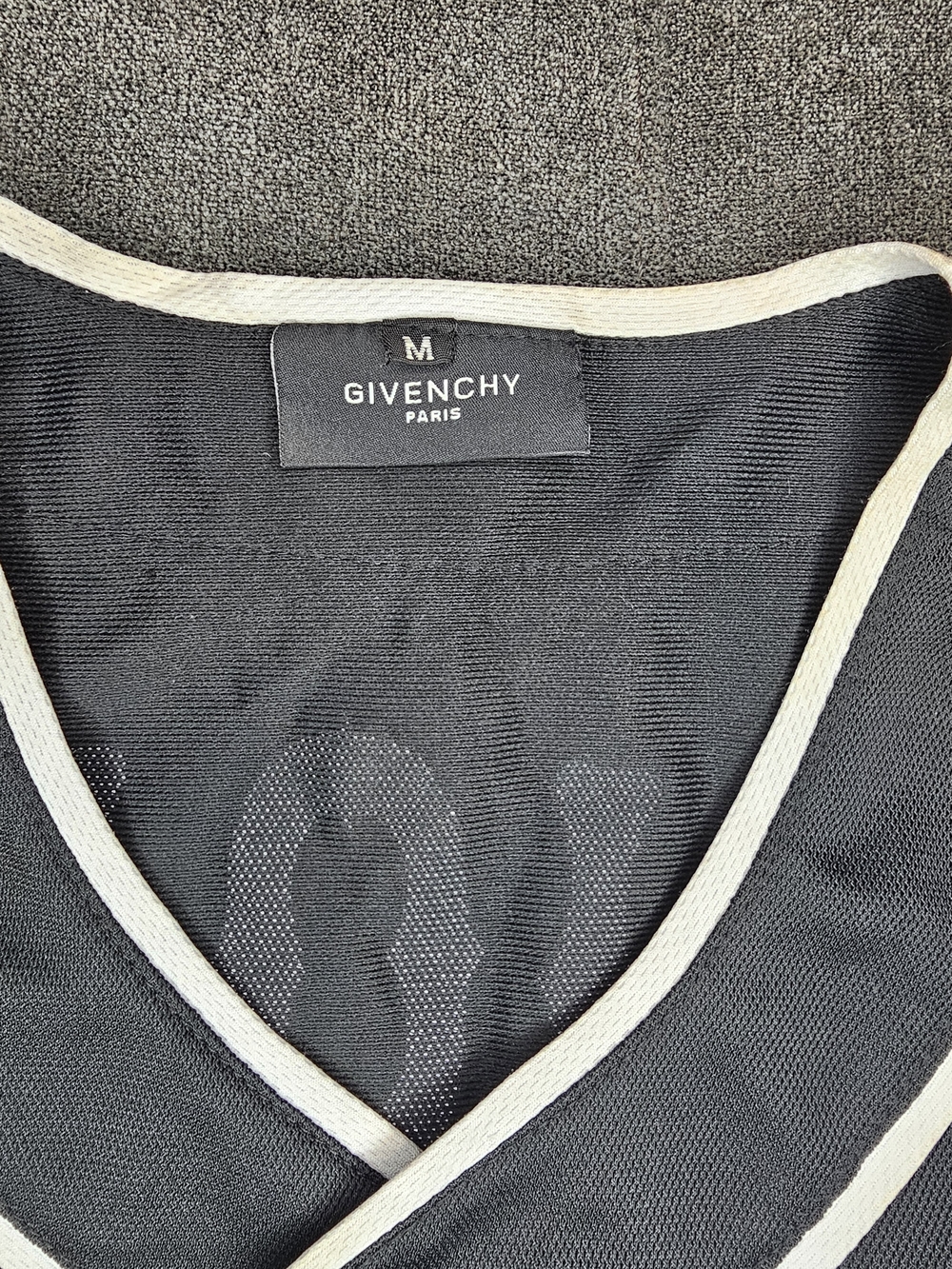 Givenchy MISBHV Clique Jersey Black Unisex - Picture 2 of 5